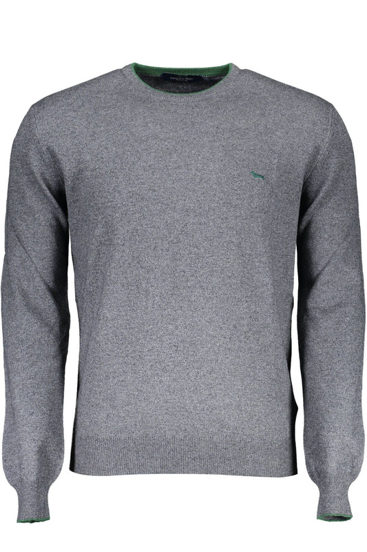Gray Wool Men Sweater