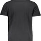 Black Cotton Men T-Shirt