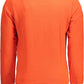 Orange Cotton Men Sweater