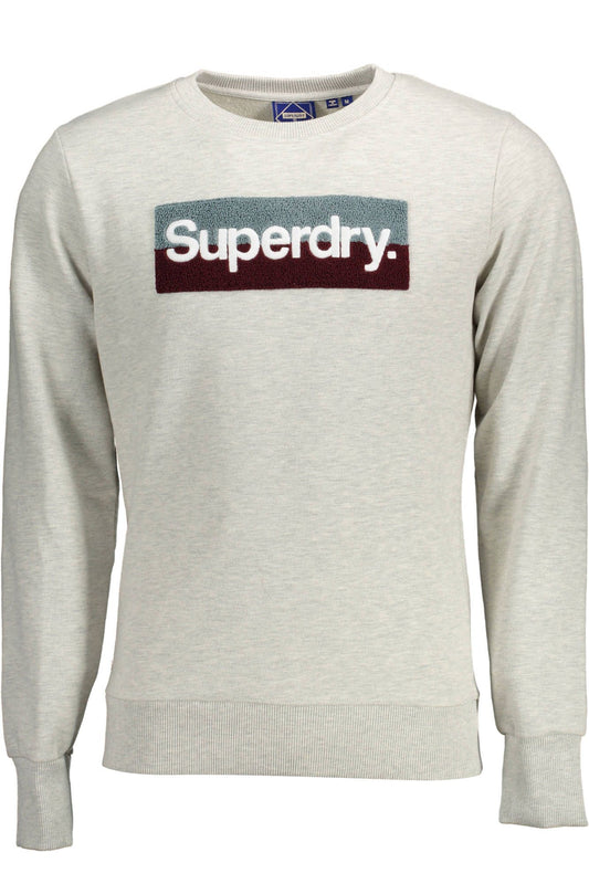 Gray Cotton Men Sweater
