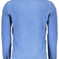 Blue Cotton Men Sweater