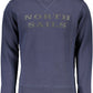 Blue Cotton Men Sweater