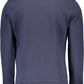 Blue Cotton Men Sweater