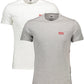 White Cotton Men T-Shirt