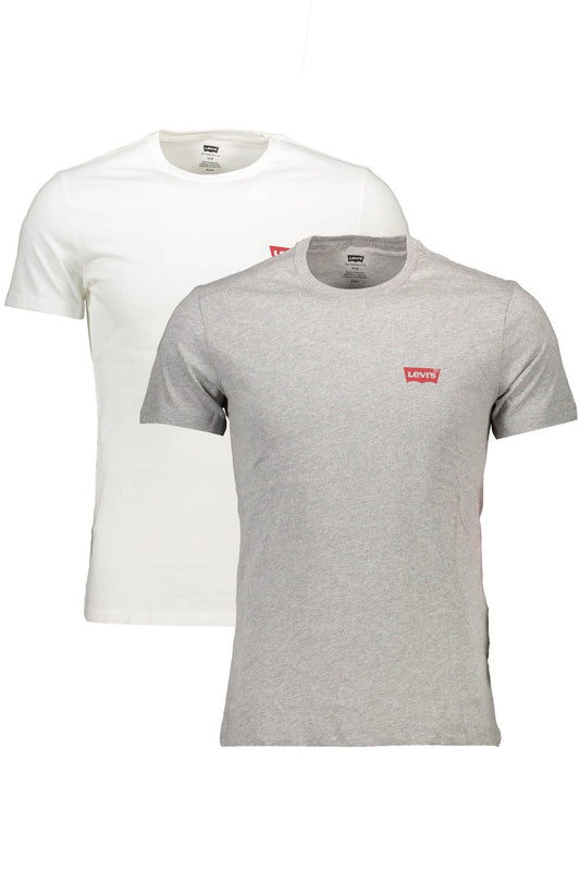 White Cotton Men T-Shirt