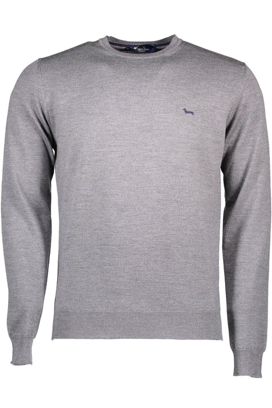 Gray Wool Men Sweater