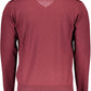 Purple Wool Men Sweater