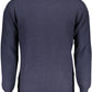Blue Wool Men Sweater