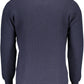 Blue Wool Men Sweater