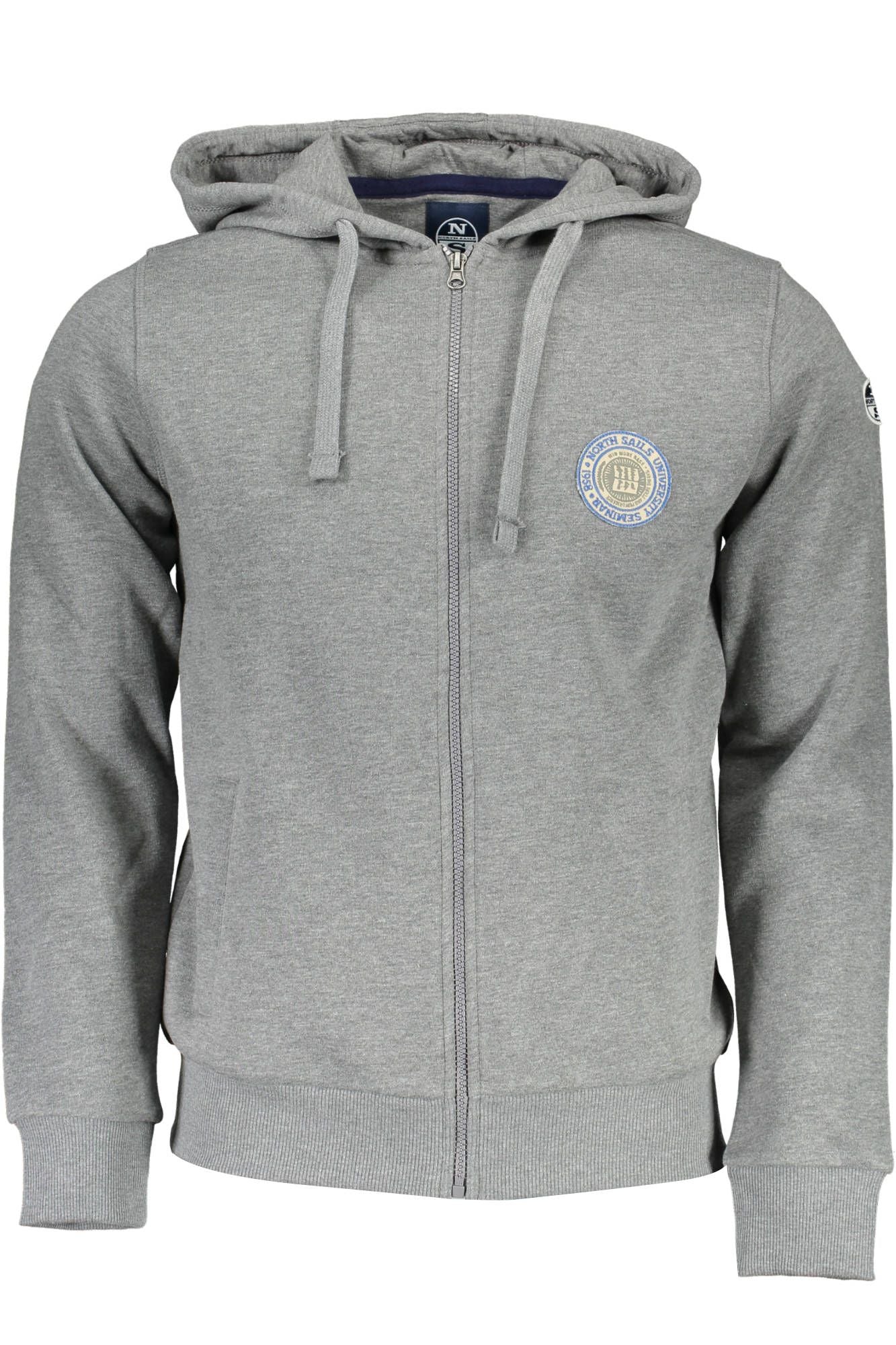 Gray Cotton Men Sweater