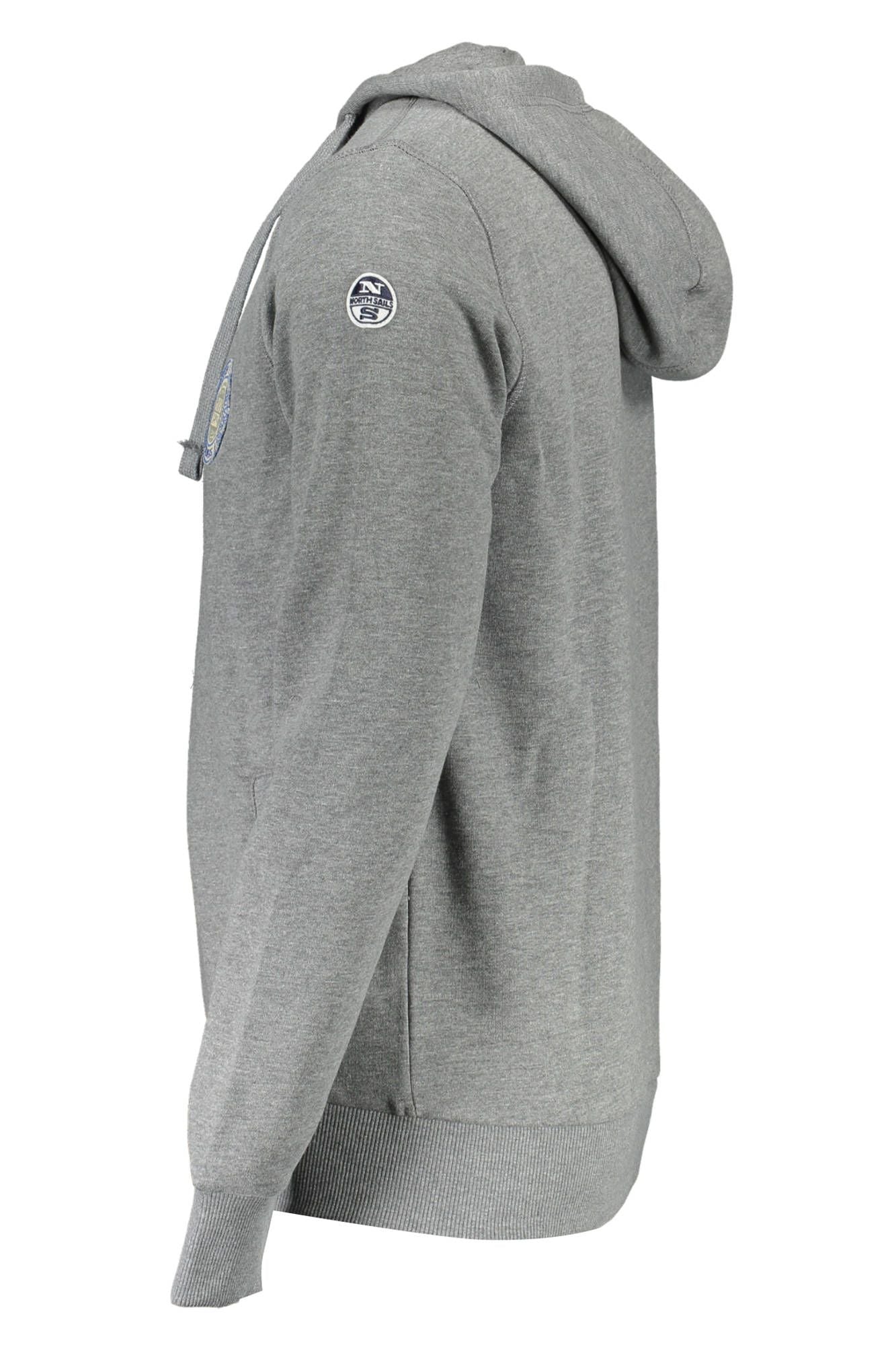 Gray Cotton Men Sweater