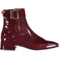 Purple Synthetic Women Boot