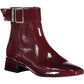 Purple Synthetic Women Boot