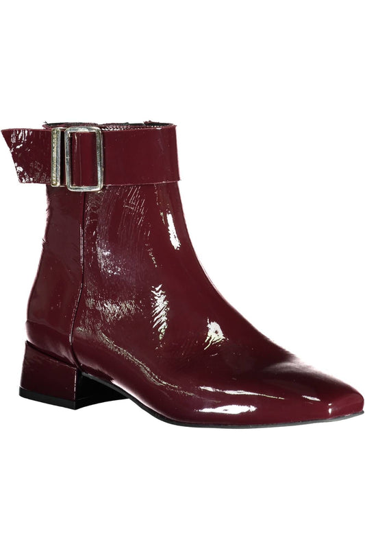 Purple Synthetic Women Boot