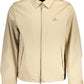 Beige Cotton Men Jacket