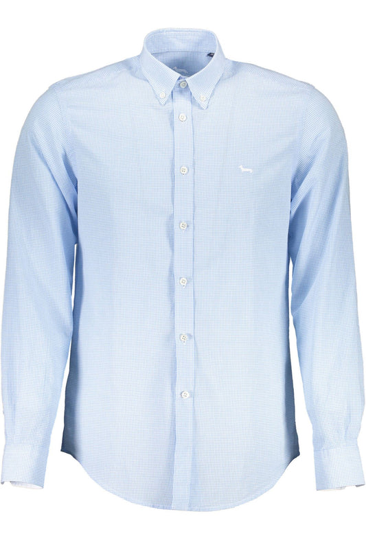 Light Blue Cotton Men Shirt