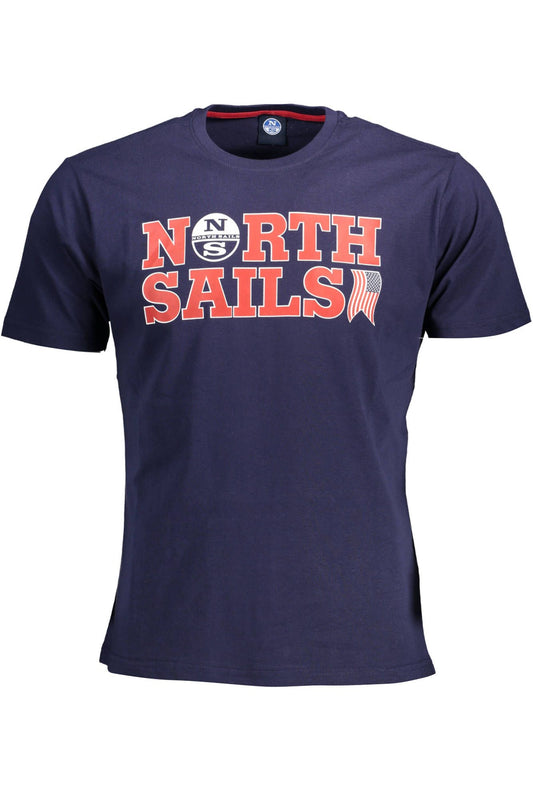 Blue Cotton Men TShirt