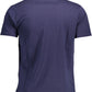 Blue Cotton Men T-Shirt
