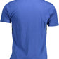 Blue Cotton Men T-Shirt