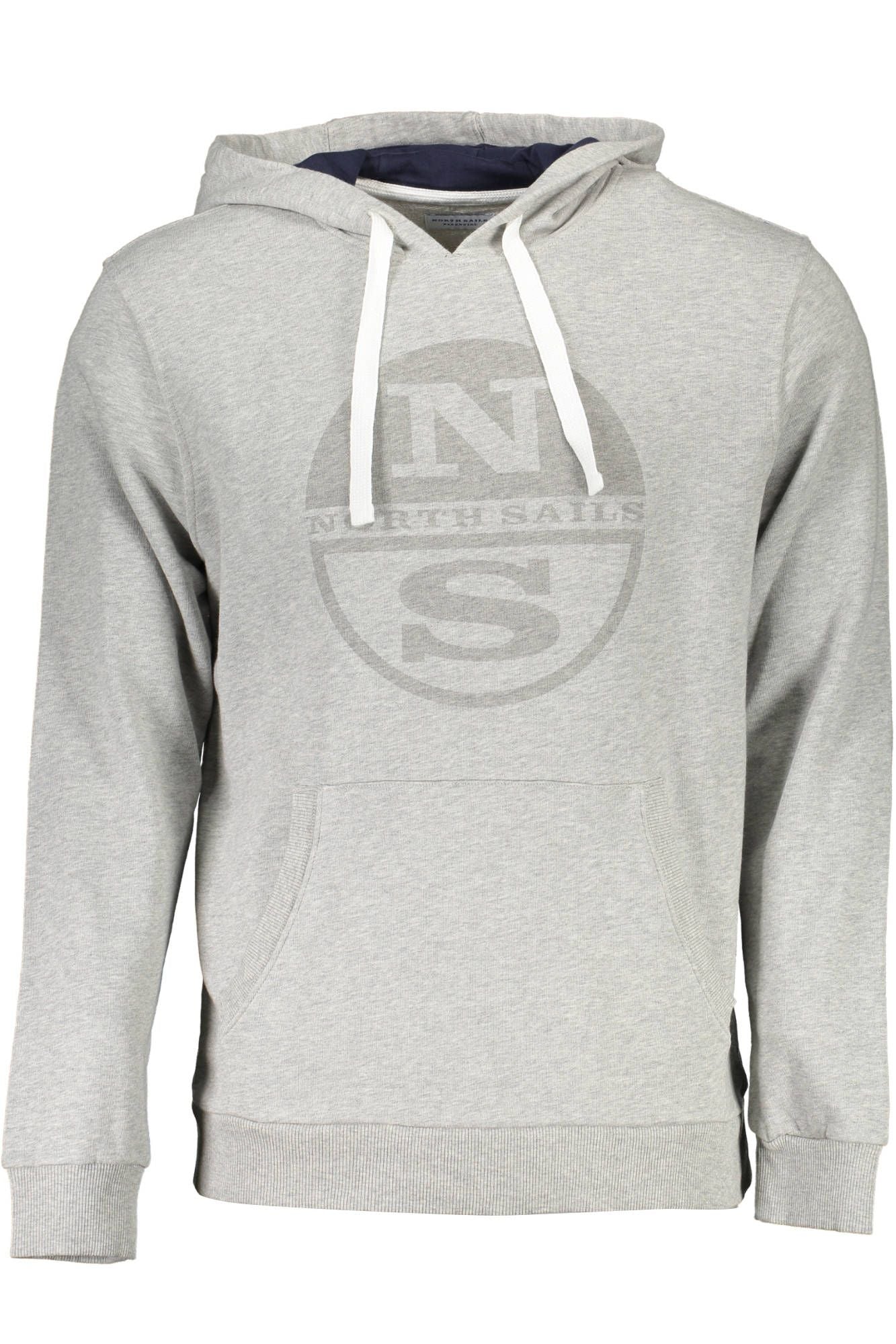 Gray Cotton Mens Sweater