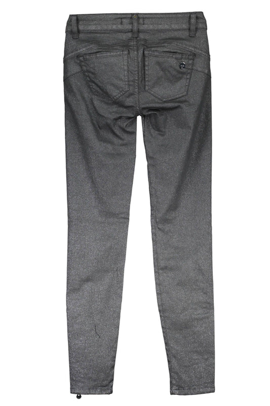 Black Cotton Women Jeans