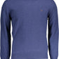 Blue Wool Men Sweater