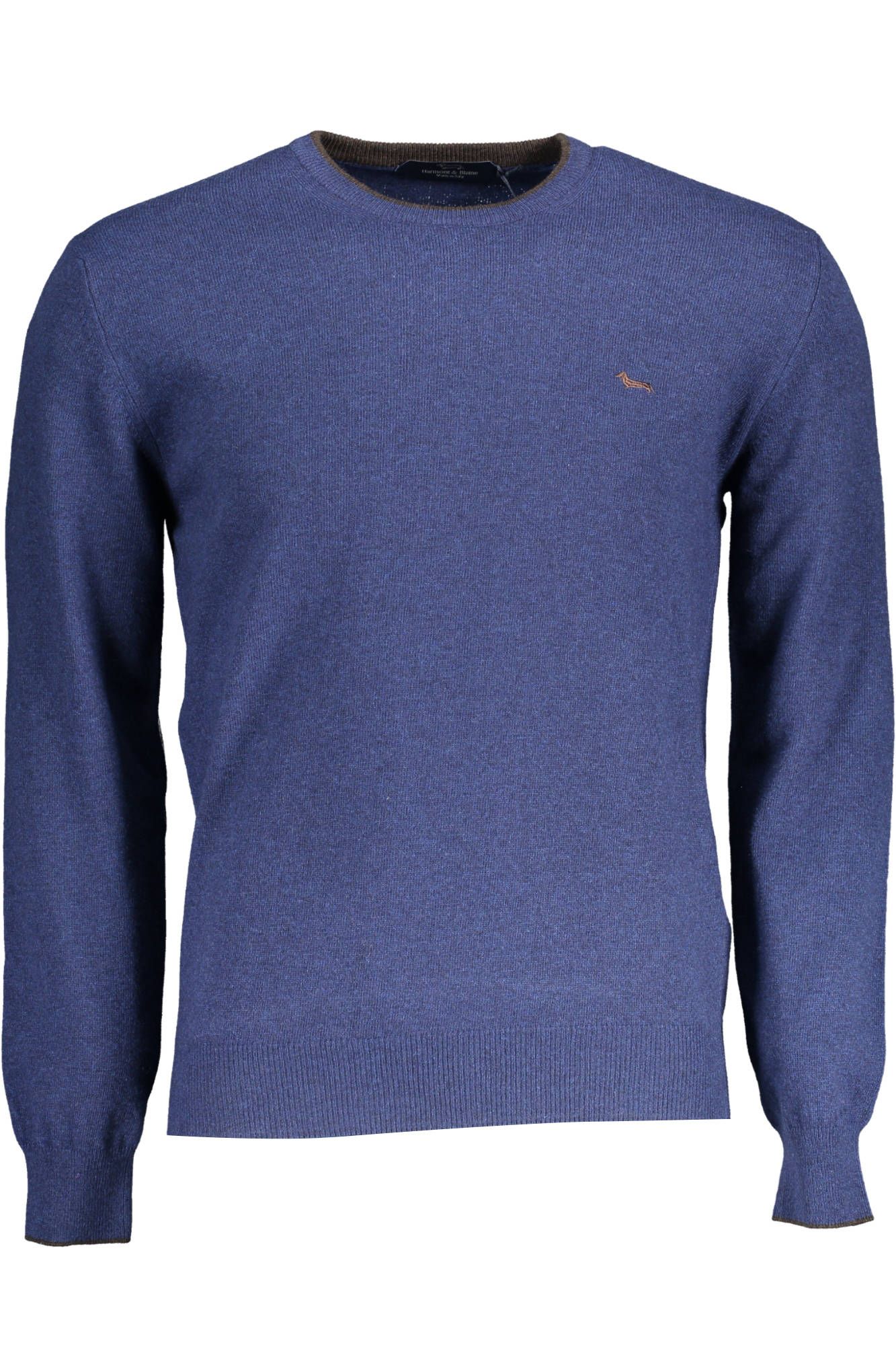 Blue Wool Men Sweater