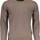 Brown Wool Men Sweater