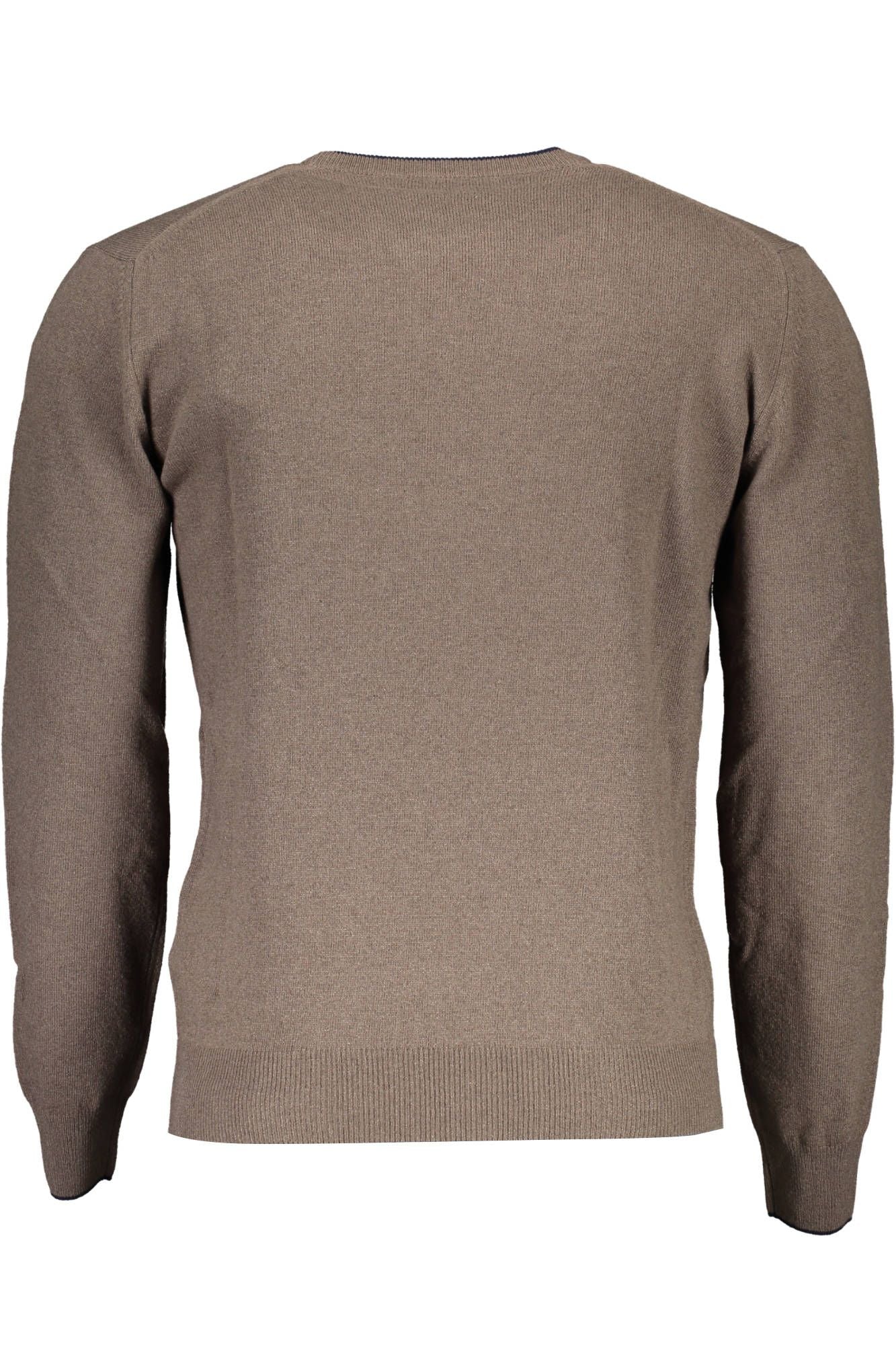 Brown Wool Men Sweater