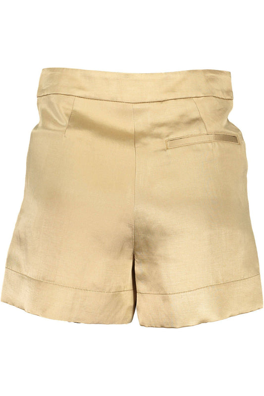 Gold Linen Women Pant