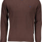 Brown Wool Men Sweater