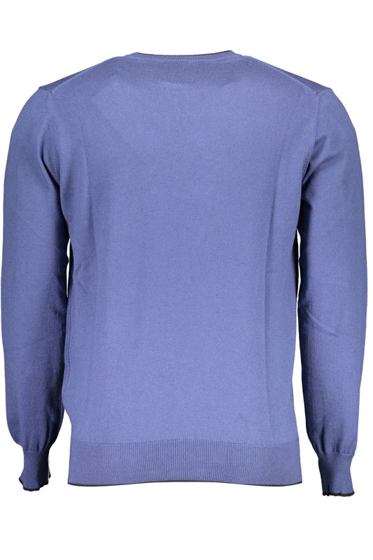 Blue Cotton Men Shirt