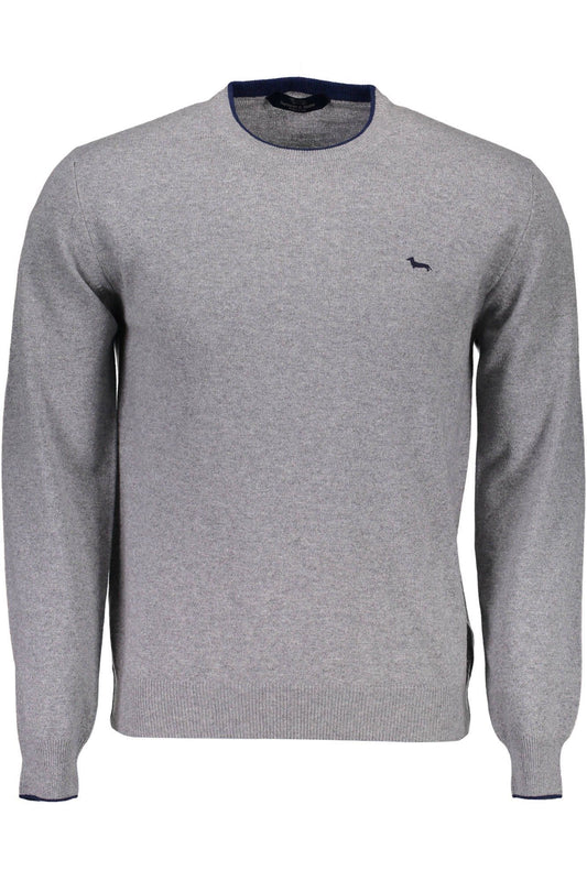 Gray Wool Men Sweater