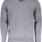 Gray Wool Men Sweater