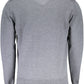 Gray Wool Men Sweater