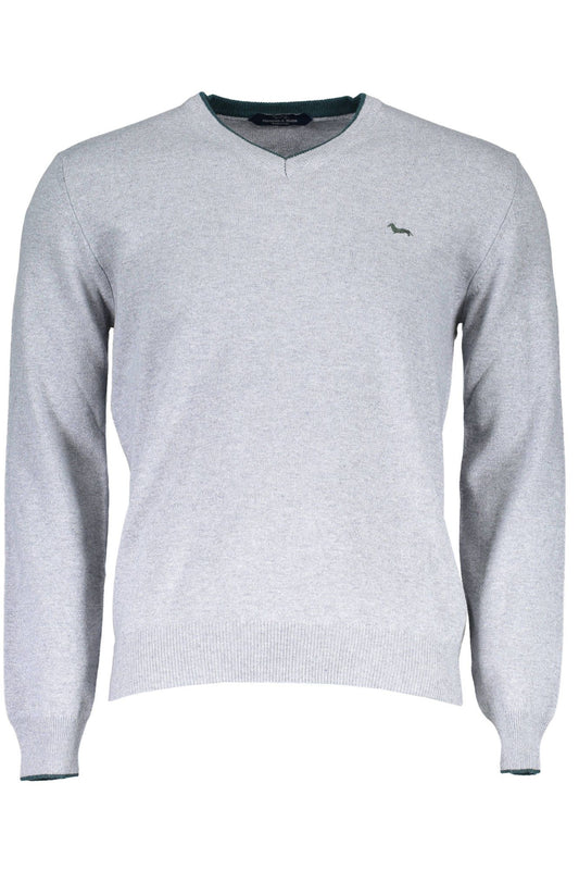 Gray Wool Men Sweater
