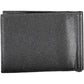 Black Polyurethane Men Wallet