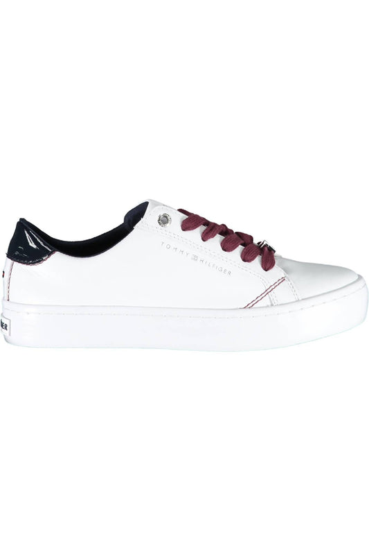 White Leather Women Sneaker