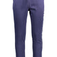 Blue Cotton Men Trouser