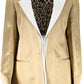 Gold Linen Women Jacket