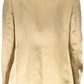 Gold Linen Women Jacket