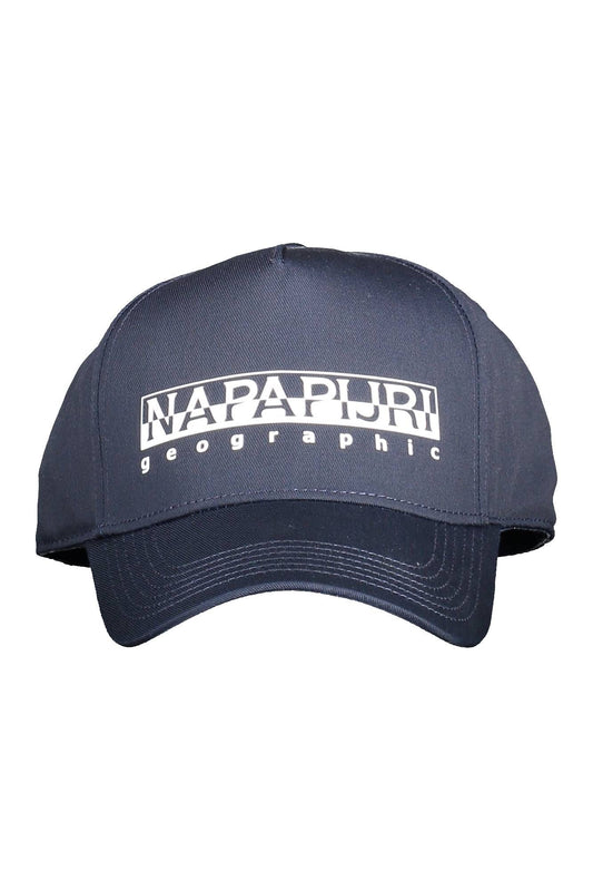 Blue Cotton Men Cap