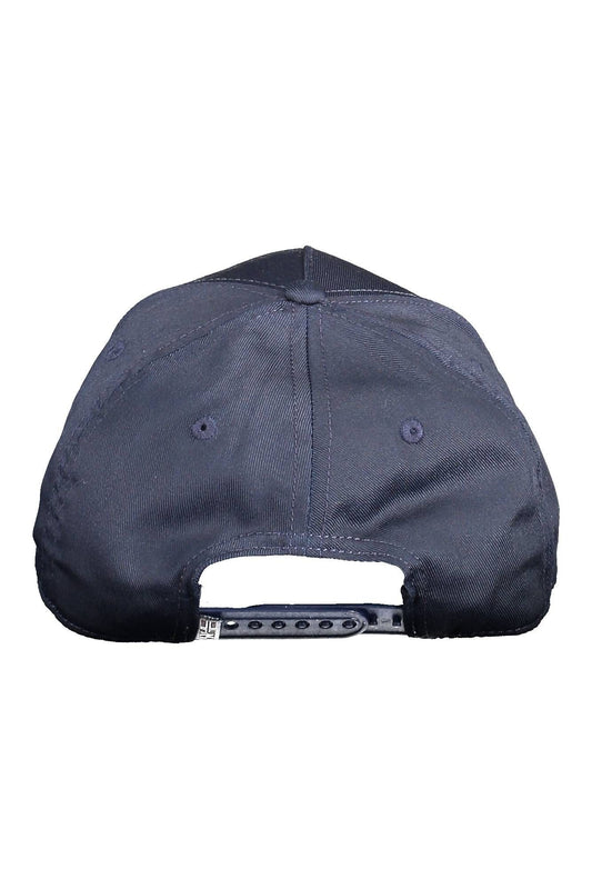 Blue Cotton Men Cap