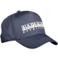 Blue Cotton Men Cap