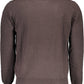 Brown Cotton Men Sweater