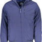Blue Polyamide Men Jacket