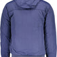 Blue Polyamide Men Jacket