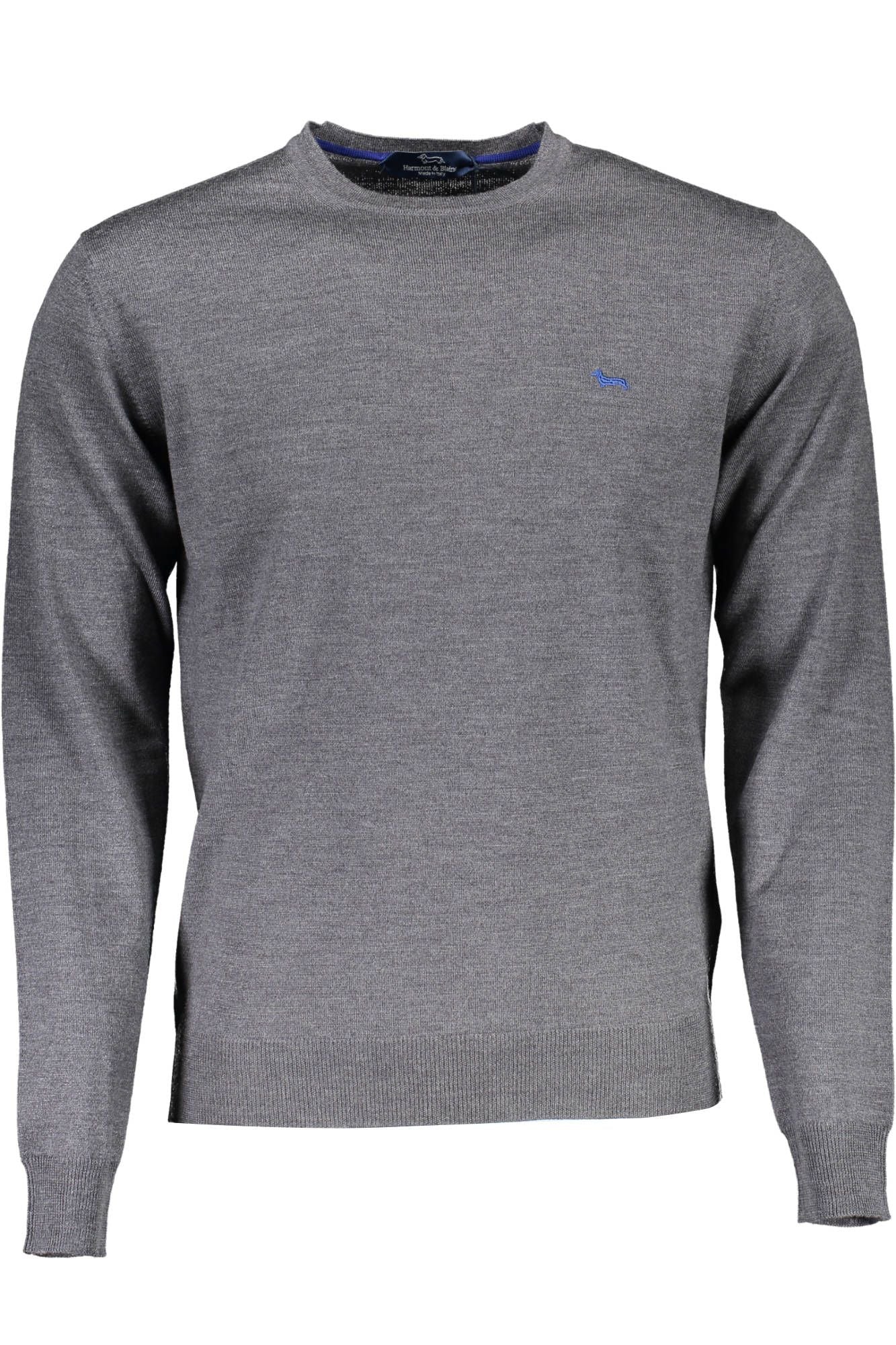 Gray Wool Men Sweater