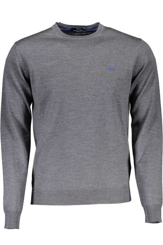 Gray Wool Men Sweater