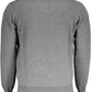 Gray Cotton Men Sweater